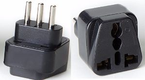 Type L Italy Plug Adapter Universal Plug to Italian 3 Pin Plug