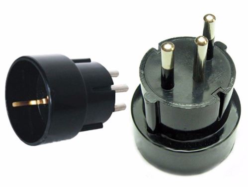Type E To Type J Plug Adapter European Schuko Plug to Switzerland Style 3 Prong