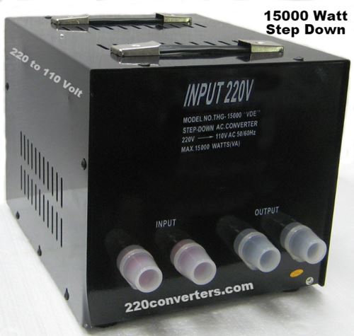 THG-15000 W Watt Step Down Voltage Transformer 220v to 110v Converter 15000W