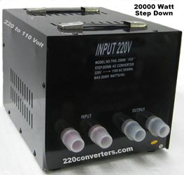 THG-20000 W Watt Step Down Voltage Transformer 220v to 110v Converter 20000W